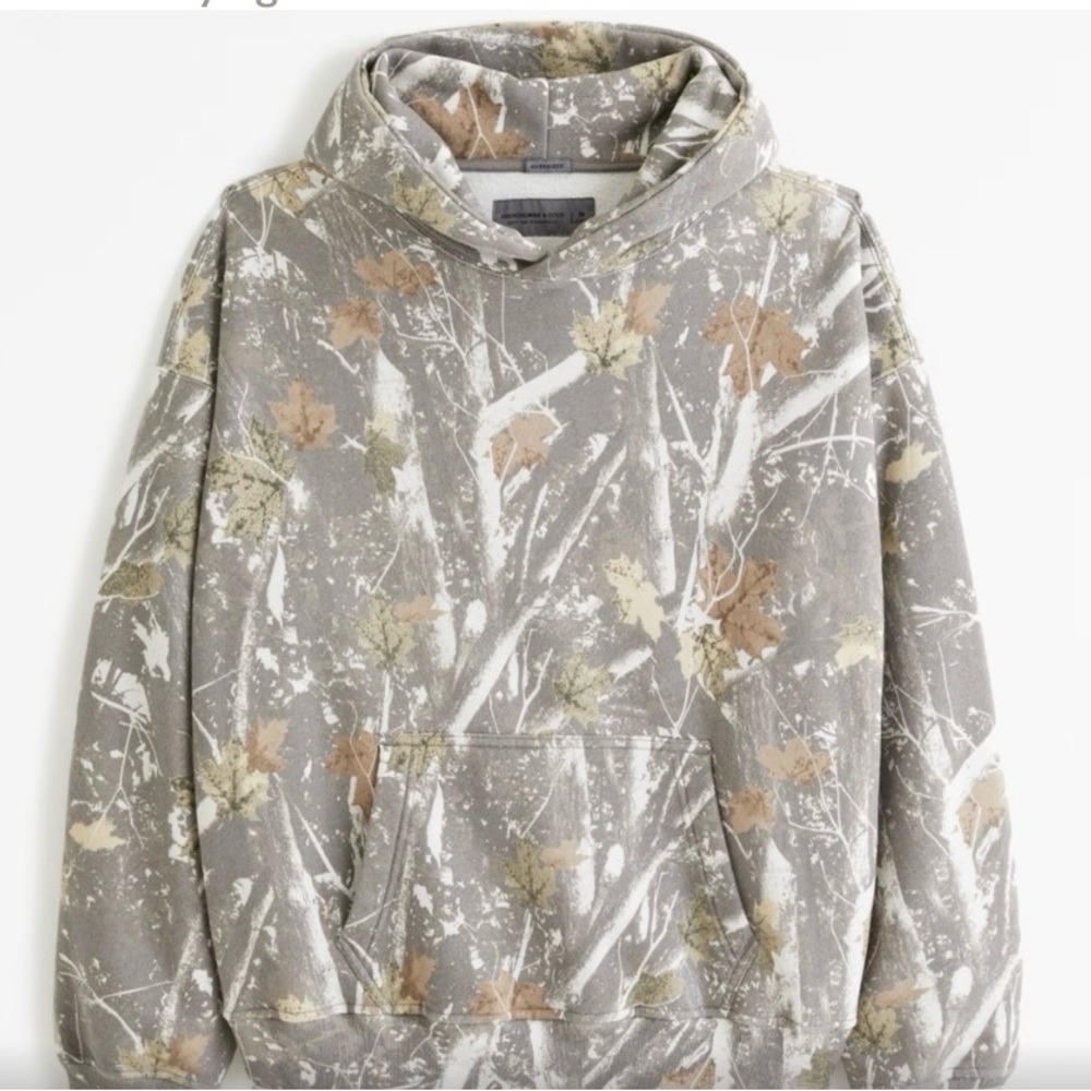 Viral Abercrombie & Fitch Camo Hoodie